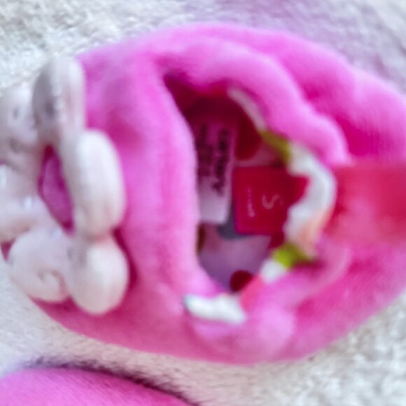 Carter’s Pink Flower Slippers & Baby Booties Bundle – Size S (0–6M) - Picture 2 of 5